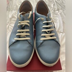 Ferragamo Riviera Sneakers in Light Blue